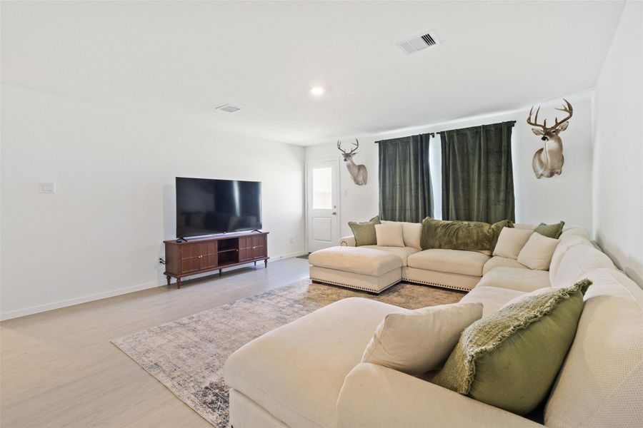Furnished interior view inside a new home in Samara, League City (Image 18).