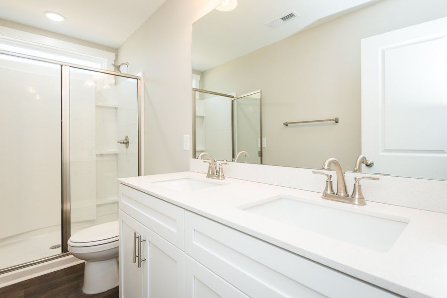 Representative furnished interior of a home built from the TH 1425 END by Foundation Home Builders LLC in Stokesburg Road Townhomes, Walnut Cove (Image 10).