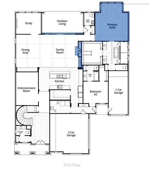 2D floor plan layout of this home in Saddle Star Estates, Rockwall, TX (Image 3). 2D floor plan layout of this home in Saddle Star Estates, Rockwall, TX (Image 3).