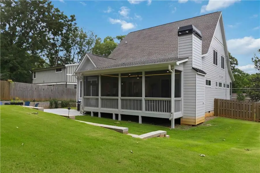 Exterior details and patio area of a home in , Decatur (Image 27).
