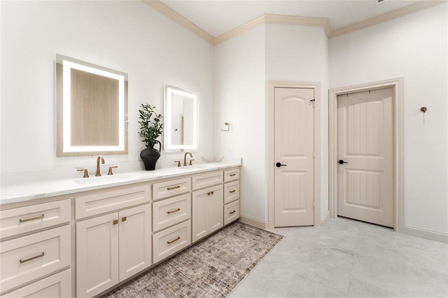 Furnished interior view inside a new home in , Woodway (Image 19).