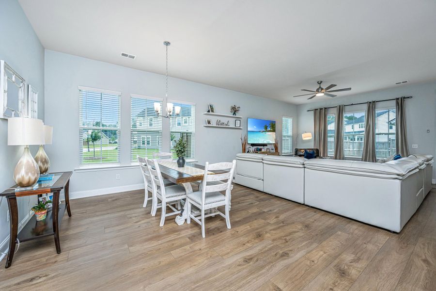 Furnished interior view inside a new home in , Summerville (Image 15). Furnished interior view inside a new home in , Summerville (Image 15).