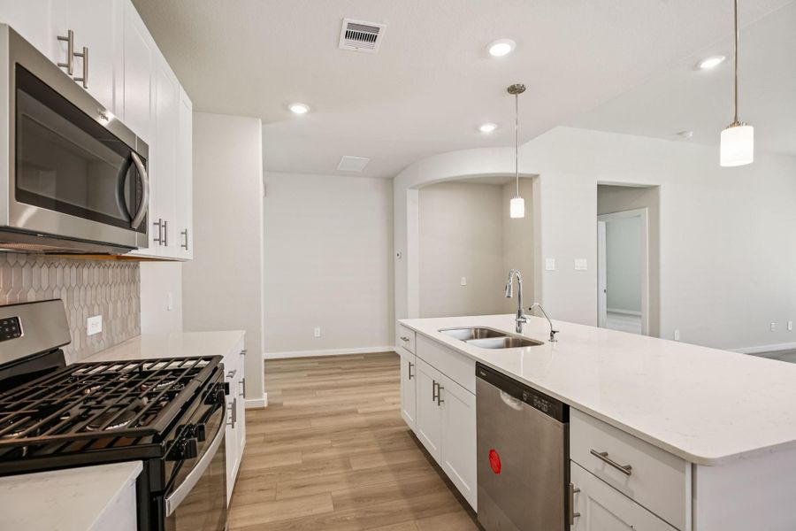 Photo is not of the actual home, but is an inspirational photo of builder’s model home and may depict options, furnishings, and/or decorator features that are not included.