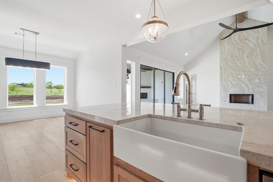 Furnished interior view inside a new home in Summit Ranch, Aledo (Image 7).