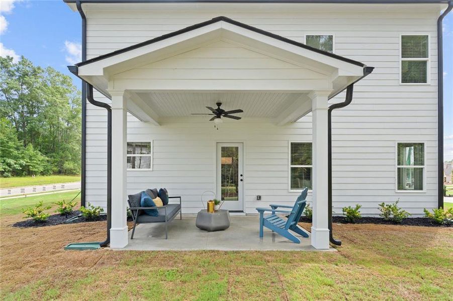 Exterior details and patio area of a home in Allen Manor, Hoschton (Image 2). Exterior details and patio area of a home in Allen Manor, Hoschton (Image 2).
