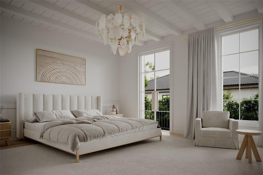 Furnished interior view inside a new home in , Highland Park (Image 13).