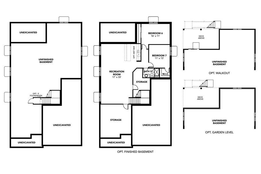 2D floor plan layout for the Varra by Brightland Homes in Dillon Pointe - Journey, Broomfield, CO (Image 3).