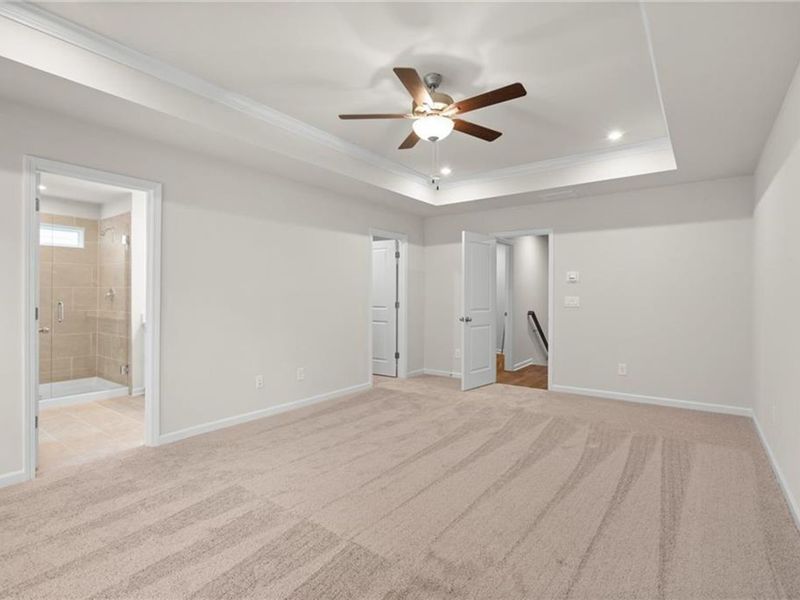 Spacious, unfurnished interior of a new home in The Village at Shallowford, Kennesaw (Image 11).