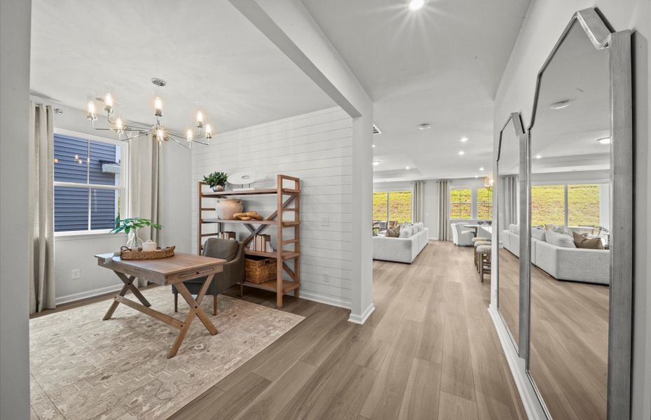 Representative furnished interior of a home built from the Medina by Pulte Homes in Sweetwater Hills, Moore (Image 13).