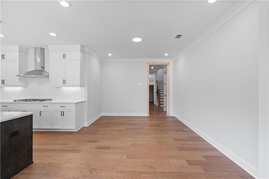 Spacious, unfurnished interior of a new home in Promenade at Sawnee Village, Cumming (Image 23).