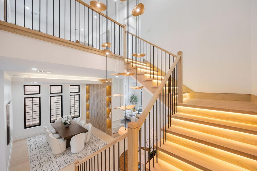 Furnished interior view inside a new home in , Houston (Image 7).