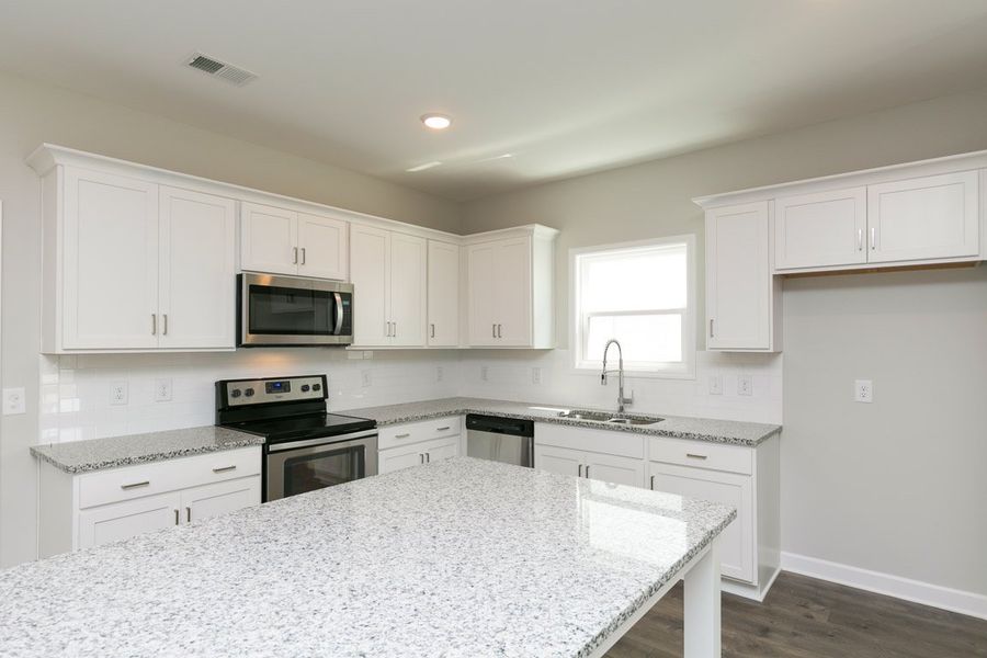 Representative furnished interior of a home built from the Dalton by Parkside Builders in The Parks of Mill Town, Chattanooga (Image 7).