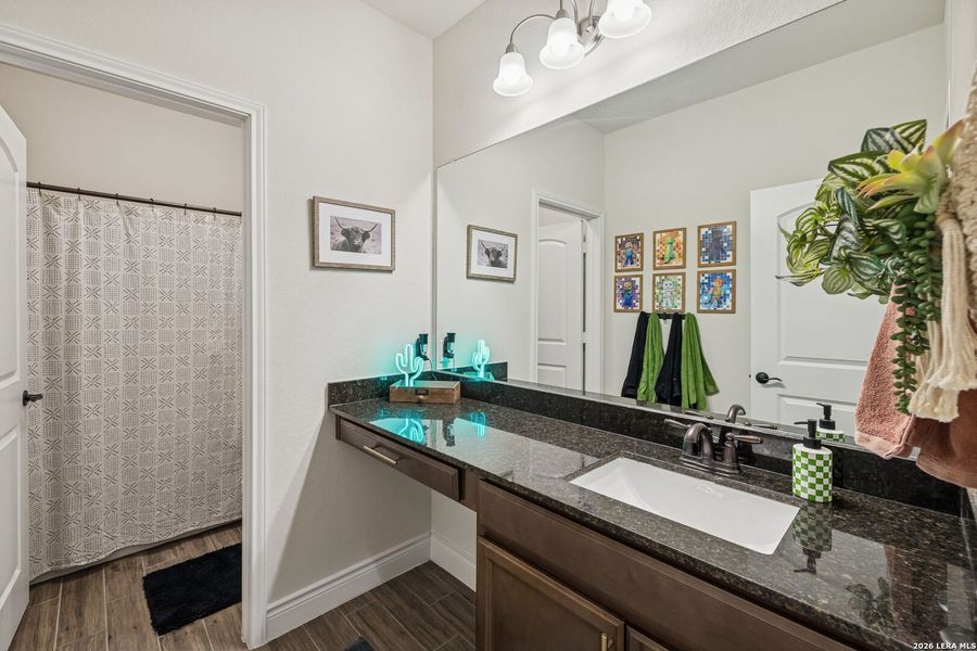 Furnished interior view inside a new home in Davis Ranch, San Antonio (Image 29). Furnished interior view inside a new home in Davis Ranch, San Antonio (Image 29).