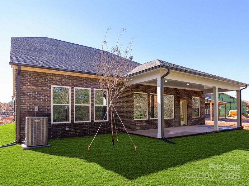 Exterior details and patio area of a home in Whitley Preserve – Enclave Collection, Mint Hill (Image 3).