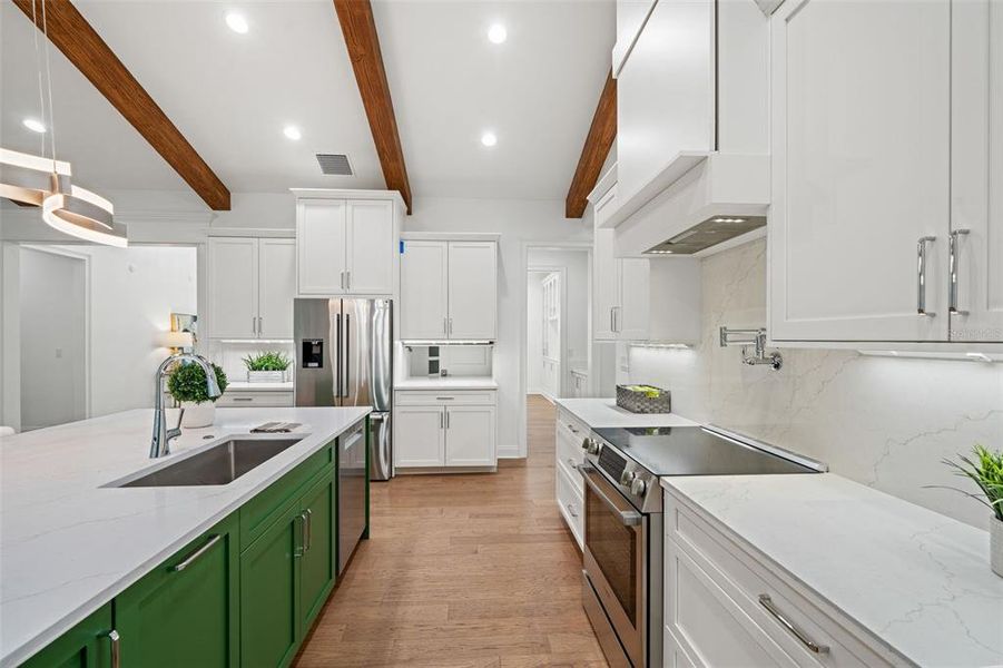 Furnished interior view inside a new home in , Tampa (Image 15). Furnished interior view inside a new home in , Tampa (Image 15).