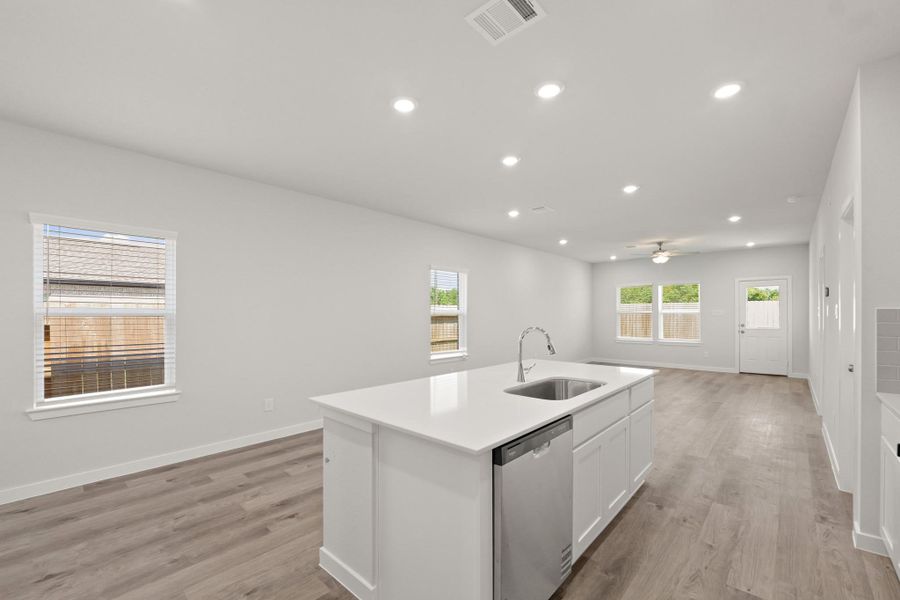 Furnished interior view inside a new home in River Ranch Trails, Dayton (Image 11). Furnished interior view inside a new home in River Ranch Trails, Dayton (Image 11).