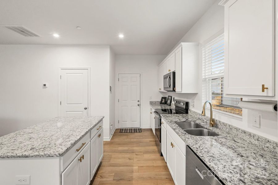 View to garage entry View to garage entry