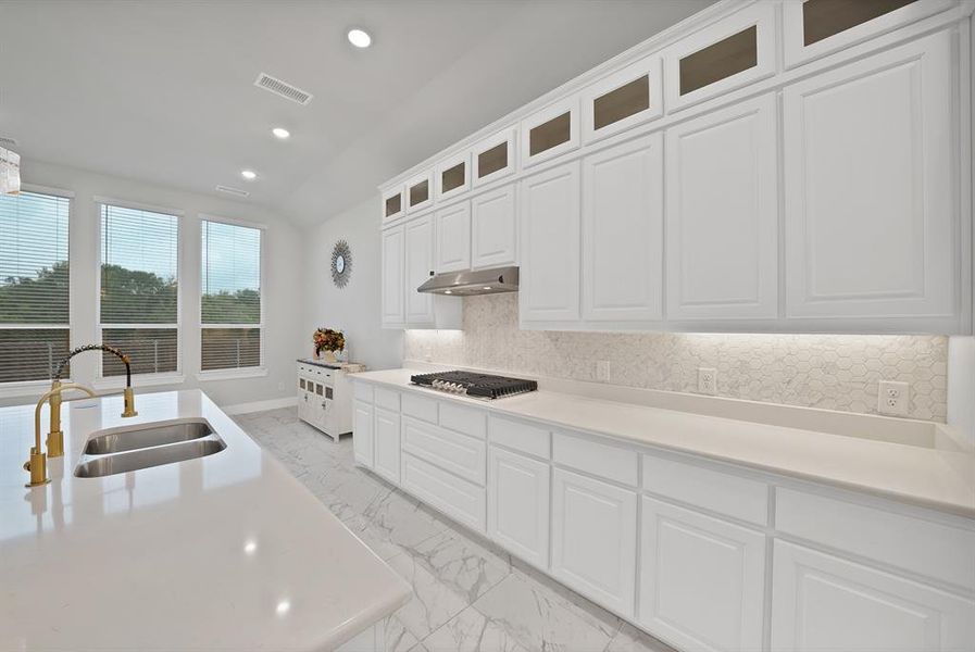 Furnished interior view inside a new home in , Fate (Image 8).