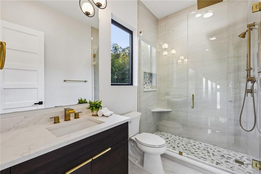 Furnished interior view inside a new home in , Hoschton (Image 9).