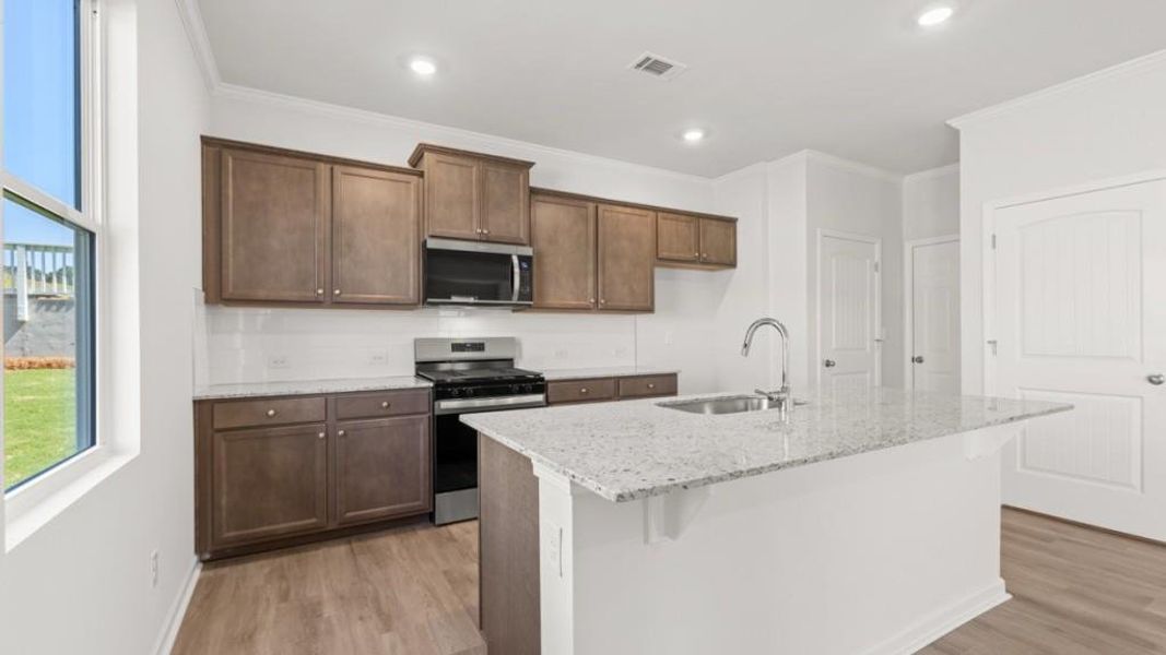 Furnished interior view inside a new home in Sheffield Highlands, Dallas (Image 6).