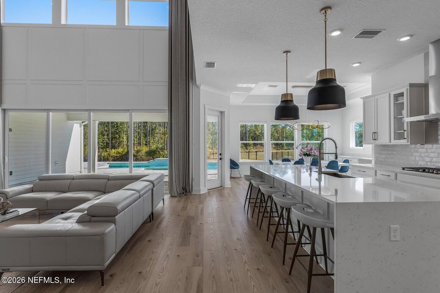 Furnished interior view inside a new home in , Ponte Vedra (Image 46). Furnished interior view inside a new home in , Ponte Vedra (Image 46).