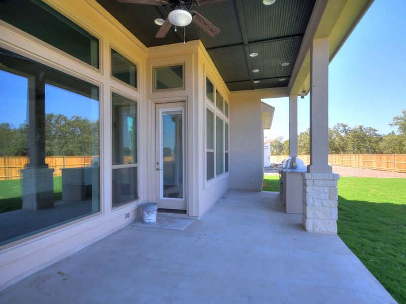Representative exterior details of a home built from the Siena III by Giddens Homes in Clearwater Ranch, Liberty Hill (Image 59).