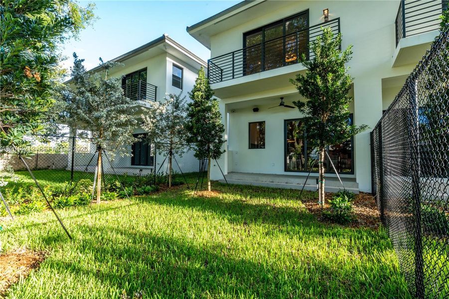 Exterior details and patio area of a home in , Miami (Image 4). Exterior details and patio area of a home in , Miami (Image 4).