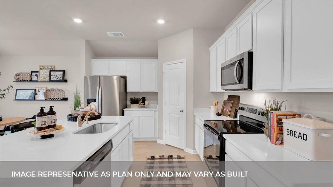 Furnished interior view inside a new home in Thunder Rock, Marble Falls (Image 15).