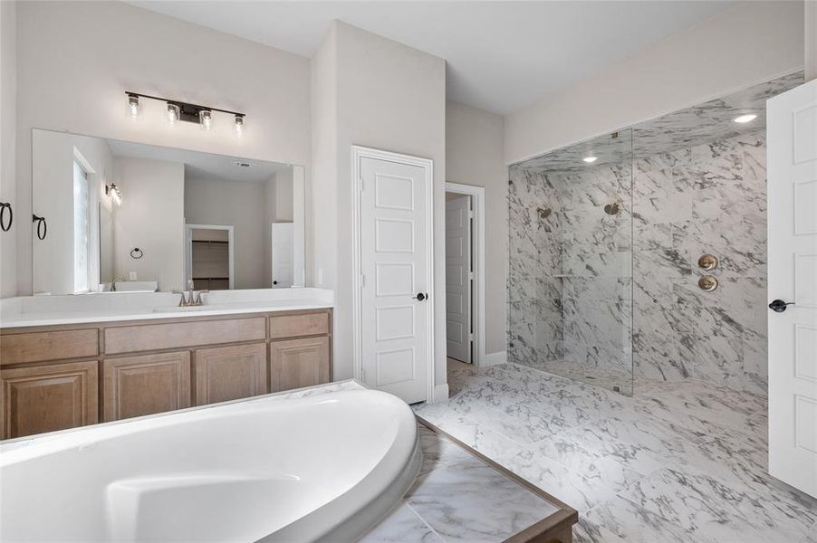 Furnished interior view inside a new home in Estates at Baker Park, Sherman (Image 16).