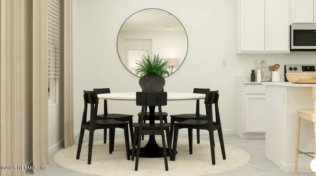 Furnished interior view inside a new home in Silver Meadows at SilverLeaf, St. Augustine (Image 16).