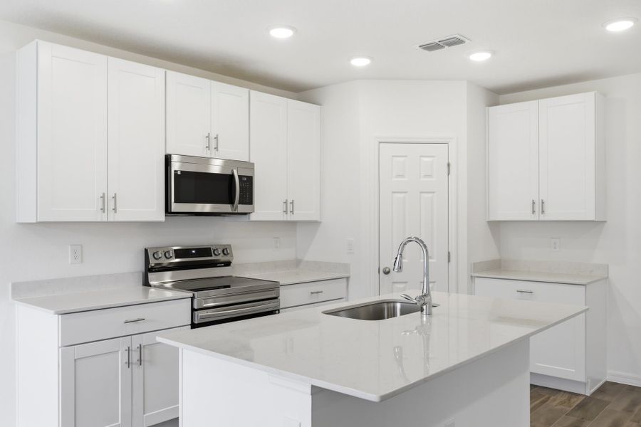 Representative furnished interior of a home built from the Sky by Park Square Residential in Brighton, Venice (Image 8).