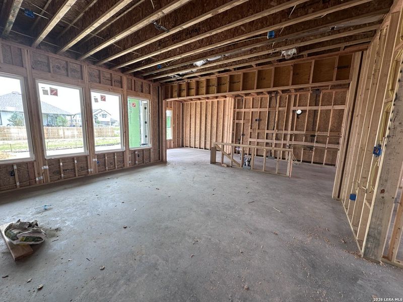 In-progress construction of a new home in Village at Three Oaks, Seguin, TX (Image 19). In-progress construction of a new home in Village at Three Oaks, Seguin, TX (Image 19).