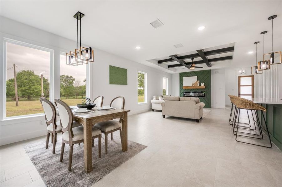 Furnished interior view inside a new home in , Boyd (Image 13).