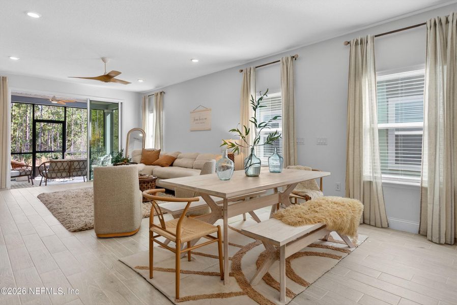 Furnished interior view inside a new home in , St. Johns (Image 36). Furnished interior view inside a new home in , St. Johns (Image 36).