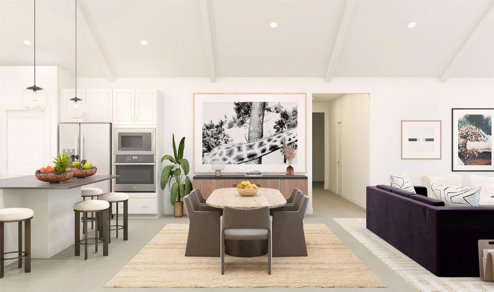 Charming dining area (*Artist rendering used for illustration purposes only.)