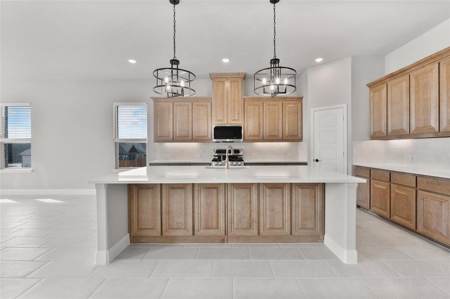Furnished interior view inside a new home in Estates At Baker Park, Sherman (Image 10).