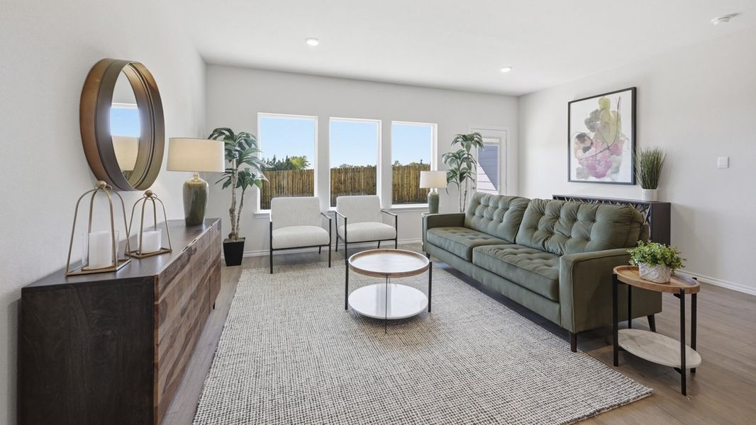 Furnished interior view inside a new home in Sweetwater Springs, Sherman (Image 4).
