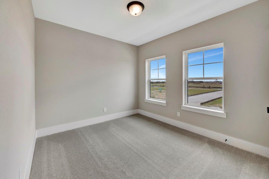 Spacious, unfurnished interior of a new home in Easthaven at Bridgeland Central - Vision Collection, Cypress (Image 28).