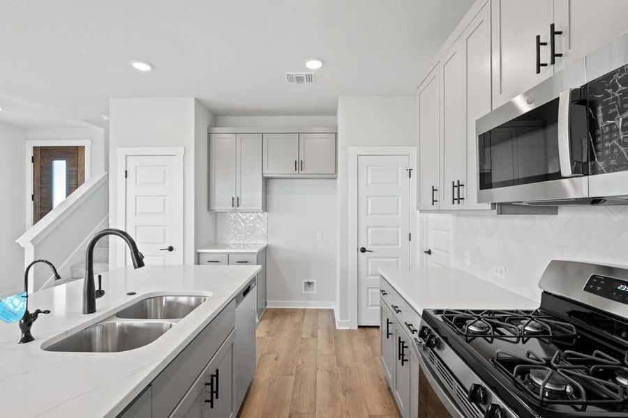Furnished interior view inside a new home in Union Collection at Park Central, Georgetown (Image 9).