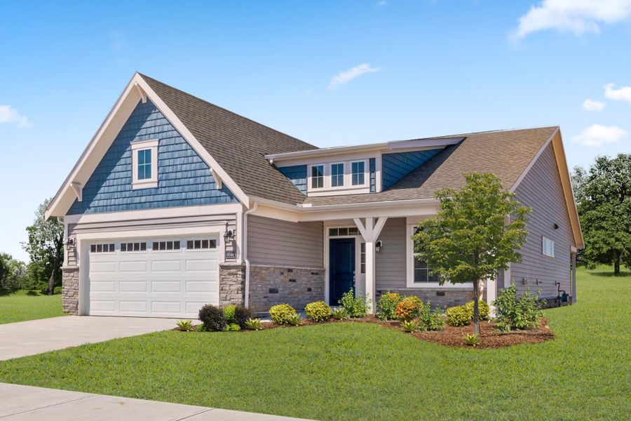 Representative exterior photo of a completed home built from the Wilmington by Fischer Homes in Easton Park, Dallas, GA (Image 20).