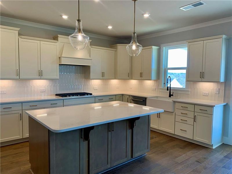 Furnished interior view inside a new home in Reunion, Flowery Branch (Image 7).