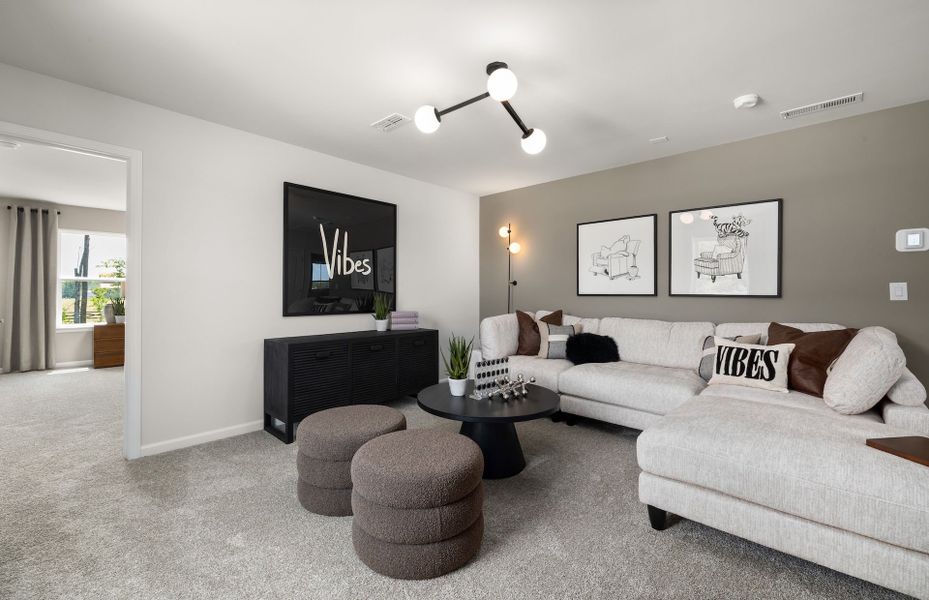 Representative furnished interior of a home built from the Murray by Pulte Homes in Wimberly, Angier (Image 6). Representative furnished interior of a home built from the Murray by Pulte Homes in Wimberly, Angier (Image 6).