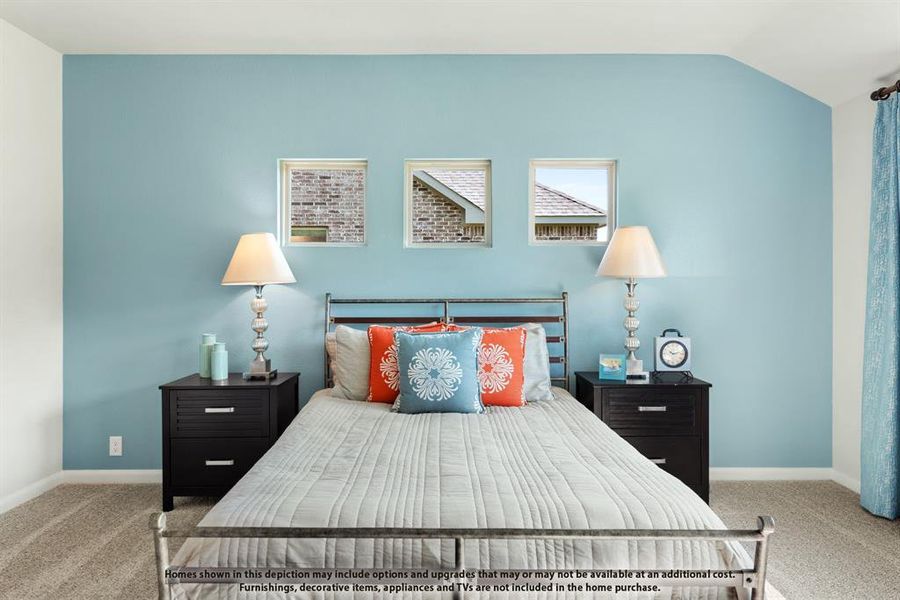 Furnished interior view inside a new home in Bear Creek Elements, Lavon (Image 23).