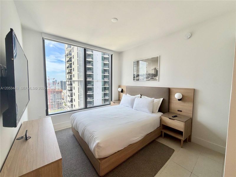 Furnished interior view inside a new home in , Miami (Image 10).