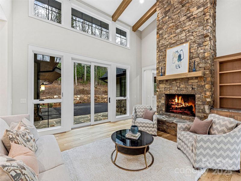 Sliding doors to outside patio Sliding doors to outside patio