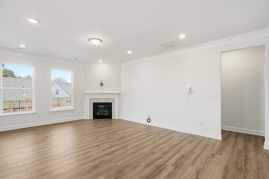 Spacious, unfurnished interior of a new home in Villas at Prestwick, Mooresville (Image 22).