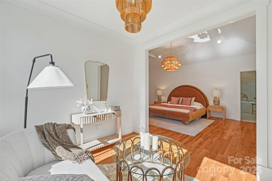 Furnished interior view inside a new home in , Charlotte (Image 31).