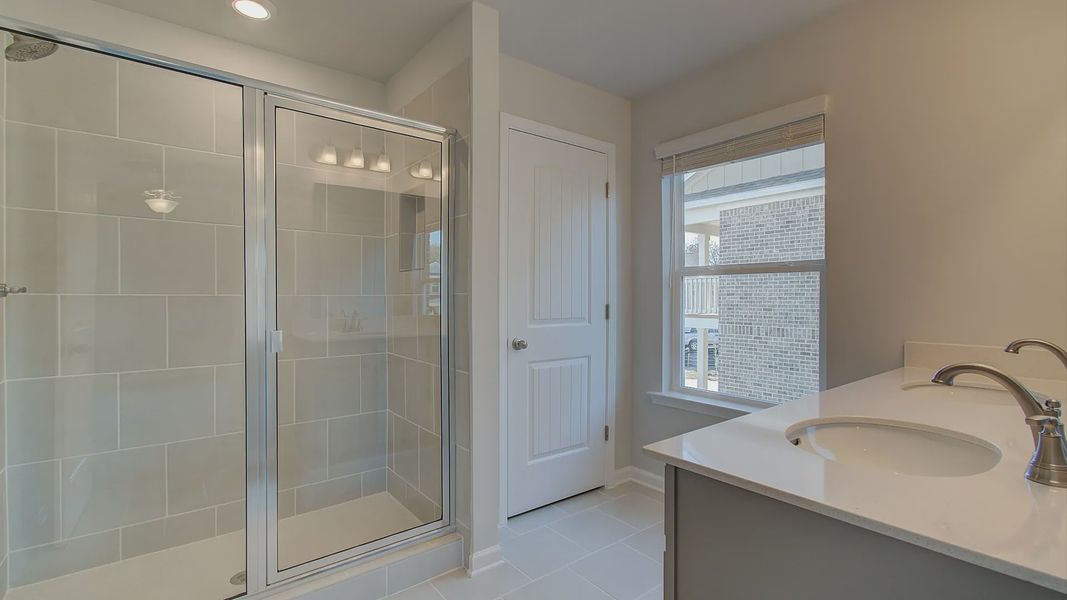 Representative furnished interior of a home built from the Pelham by DRB Homes in Cottages of Bearwood, Mount Pleasant (Image 45).