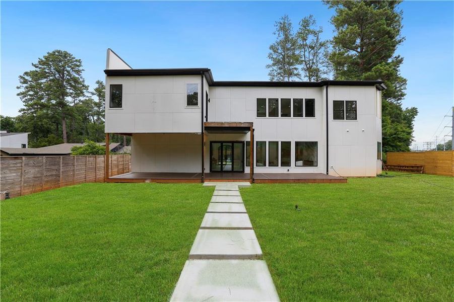 Exterior details and patio area of a home in , Atlanta (Image 26).