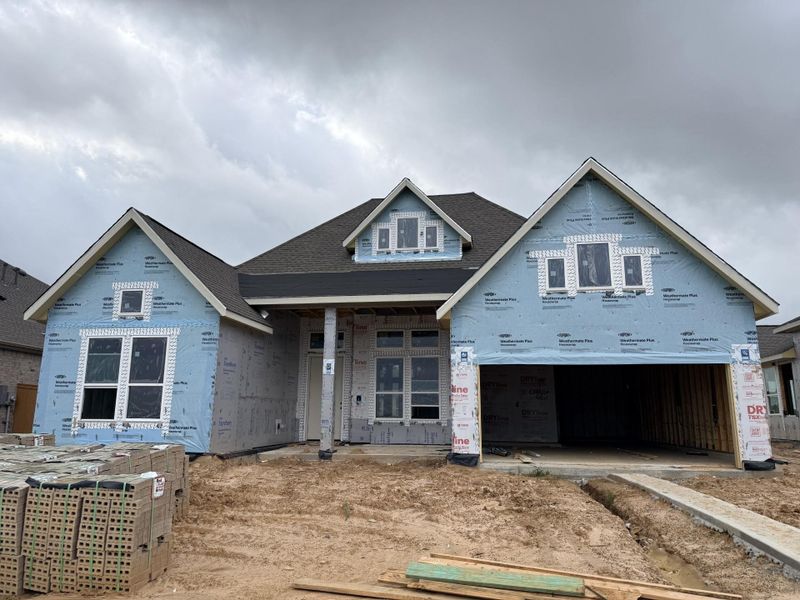 In-progress construction of a new home in Wildrye, Waller, TX (Image 8).